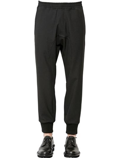 Neil Barrett Stretch Light Wool Gabardine Pants