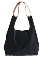 Maison Margiela Mono Prix Velvet Bag With Leather Strap