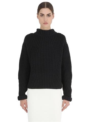 Cameo Contrast Cotton Sweater