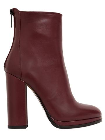 Giampaolo Viozzi 110mm Leather Ankle Boots