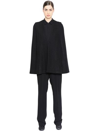 Maison Margiela Wool Jersey Cape