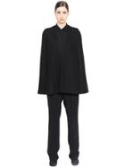 Maison Margiela Wool Jersey Cape