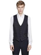 Lords & Fools Wool & Silk Blend Boucle Evening Vest