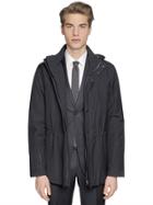 Z Zegna Merino Wool & Ripstop Field Jacket