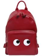 Anya Hindmarch Eyes Embossed Leather Backpack