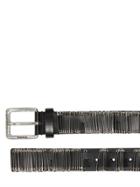 Diesel Safety Pin Soft Leather Belt