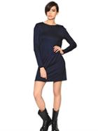 Kai Aakmann Draped Back Viscose Jersey Dress