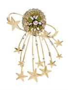 Galerie Lerique Stars Galaxy Folies Brooch