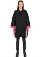 Ava Adore Reversible Casentino Wool & Fox Fur Coat