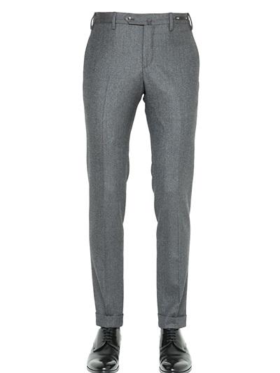 Pt01 18cm Mind Stretch Wool Jacquard Pants