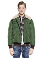 Dsquared2 Lambswool & Nylon Down Jacket