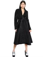 Sportmax Double Breasted Alpaca & Wool Coat