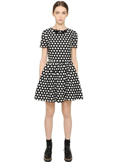 Blugirl Embellished Crocheted Lace Dress