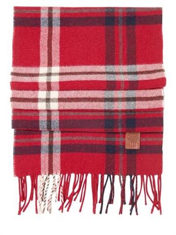 Dsquared - Tartan Wool Fringed Scarf