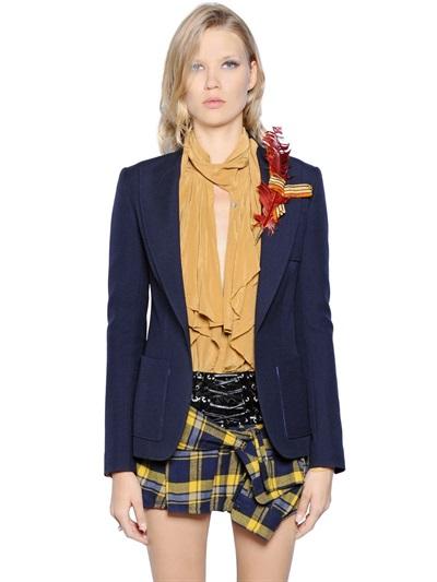 Faith Connexion Wool Serge Jacket