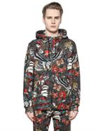 Love Moschino Tattoo Printed Cotton Blend Sweatshirt