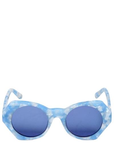 House Of Holland Hexographic Acetate Sunglasses