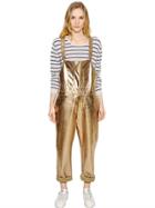 Mes Demoiselles Goran Metallic Laminated Overalls