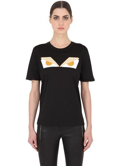 Fendi Monster Cotton Jersey T-shirt