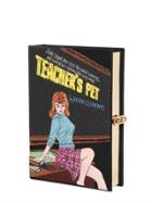 Olympia Le-tan Teacher's Pet Embroidered Book Clutch