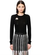 Anne Sofie Madsen Embellished Wool Sweater