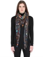 Bob Mixed Print Modal & Angora Scarf