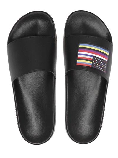 Givenchy Flag Rubber Slide Sandals