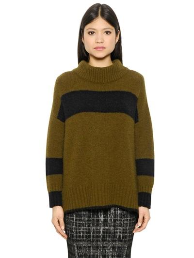 Essentiel Mohair & Wool Blend Knit Sweater