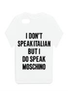 Moschino I Do Speak Moschino Silicone Iphone Case