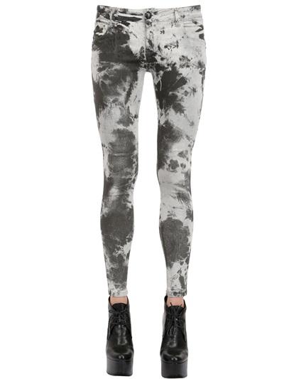 Carolina Wyser Washed Stretch Cotton Denim Jeans