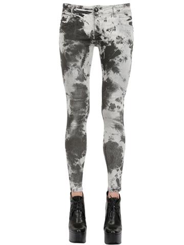 Carolina Wyser Washed Stretch Cotton Denim Jeans