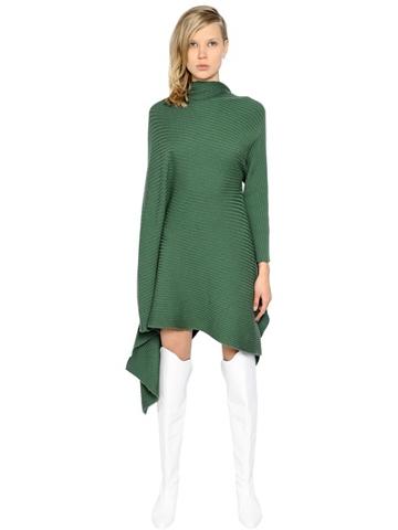 Marques'almeida Asymmetrical Wool Dress