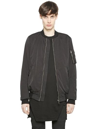 Rick Owens Drkshdw Padded Canvas Bomber Jacket