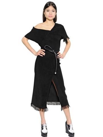 Sportmax Wrapped Fringed Dress