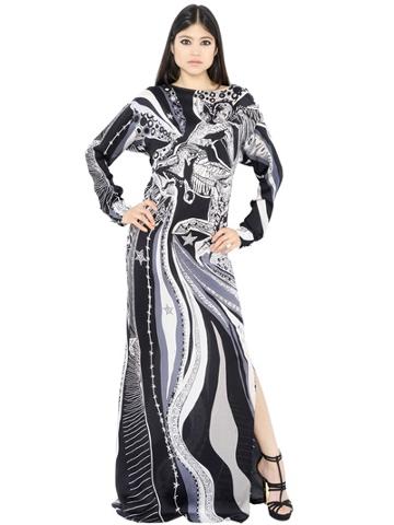 Emilio Pucci Sagittarius Printed Silk Charmeuse Dress