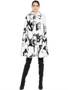 Msgm Printed Lapin Fur Cape