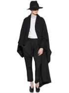 Yohji Yamamoto Soft Flannel Wool Kimono Stole