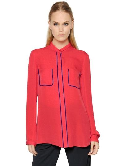 Emporio Armani Silk Crepe De Chine Shirt