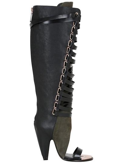Ivy Kirzhner 105mm Alps Nubuck & Nappa Leather Boots