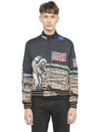 Saint Laurent Moon Discovery Tapestry Teddy Jacket