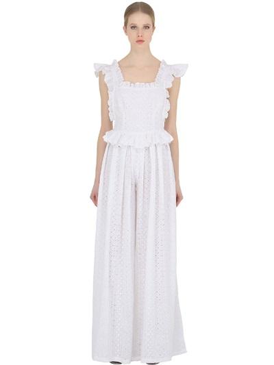 Cc By Camilla Cappelli Angy San Gallo Cotton Lace Jumpsuit