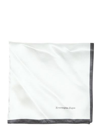 Ermenegildo Zegna - Printed Silk Pocket Square