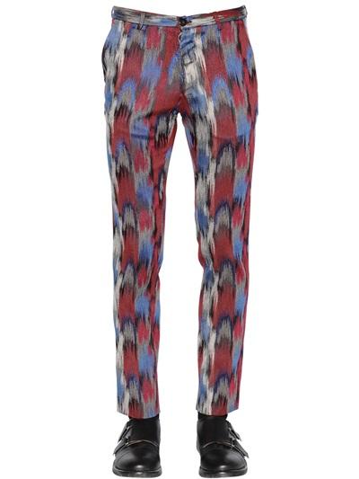 Christian Pellizzari 17.5cm Cotton Blend Jacquard Pants