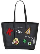 Karl Lagerfeld Tote With Leather Patches