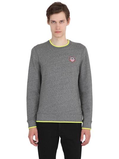 Kenzo Logo Patch Cotton Sweatshirt