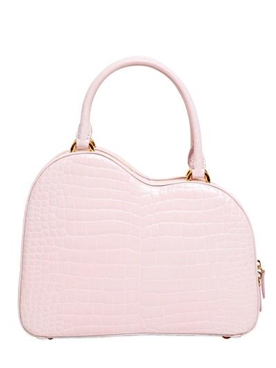 Simone Rocha - Crocodile Embossed Shaped Leather Bag