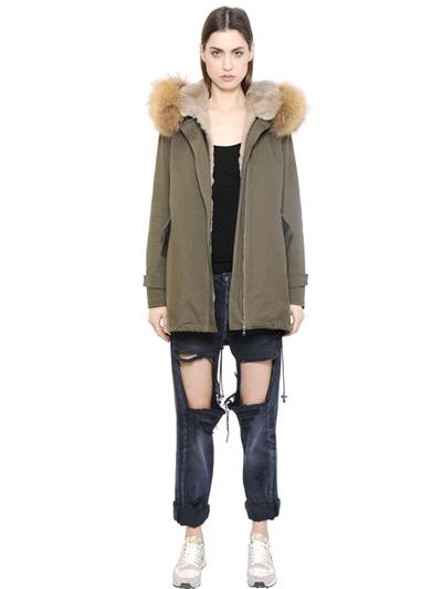 Forte Couture Cotton Parka & Lapin Vest W/ Murmansky