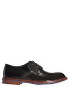 Dolce & Gabbana Cortina Brushed Leather Derby Shoes