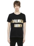 Balmain Lam Printed Cotton T-shirt