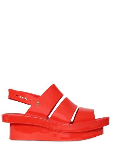 Melissa 60mm Pvc Slingback Wedge Sandals